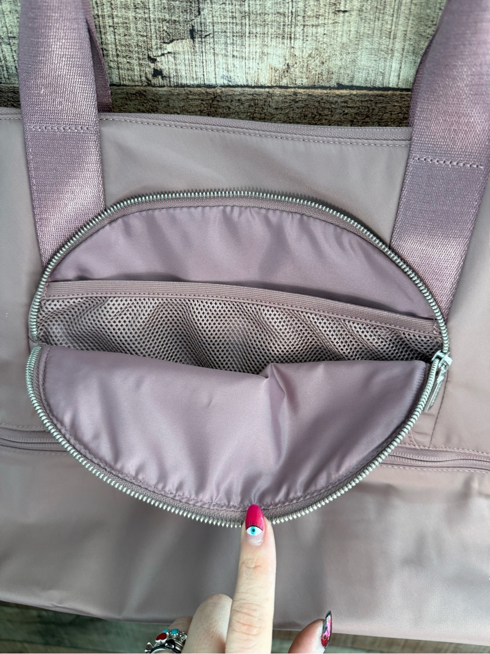 NWOT Lululemon City Adventurer Large Tote Bag 27L Dusty Pink - Picture 9 of 15